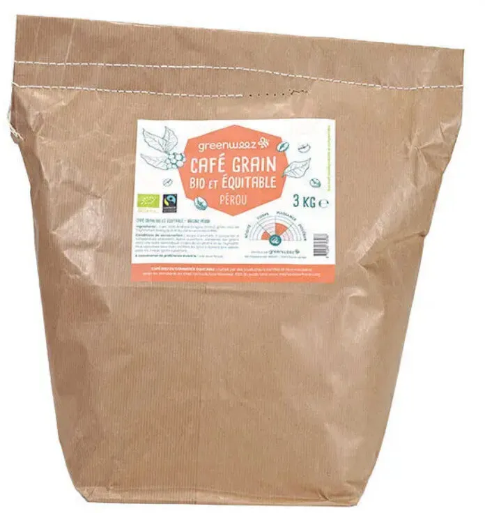 Café grains Perou bio & équitable