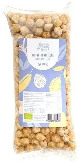 Noisette décortiquée grillée