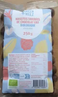 Noisettes enrobées de chocolat