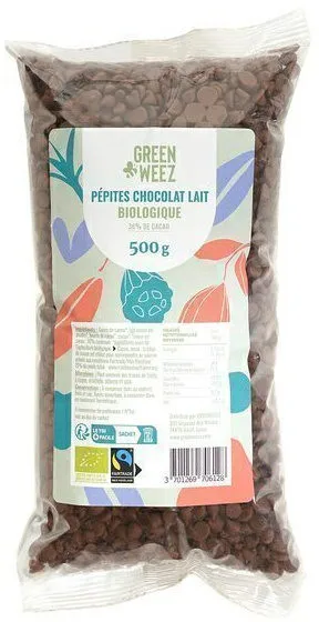 Pépites de chocolat lait 36%