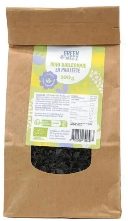 Nori bio en paillette