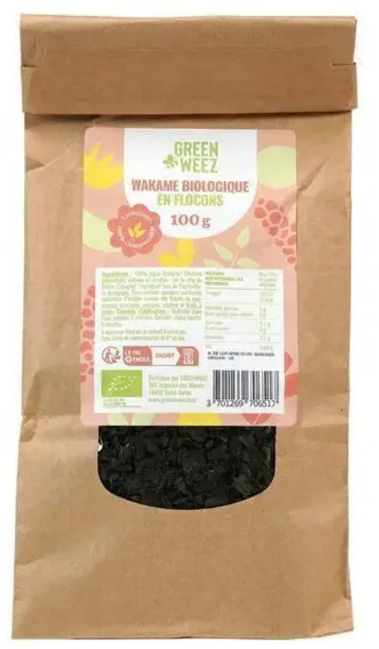 Wakame bio en flocons