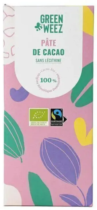 Pâte de cacao 100% Origine République Dominicaine bio
