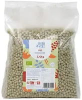 Petits pois verts entiers bio