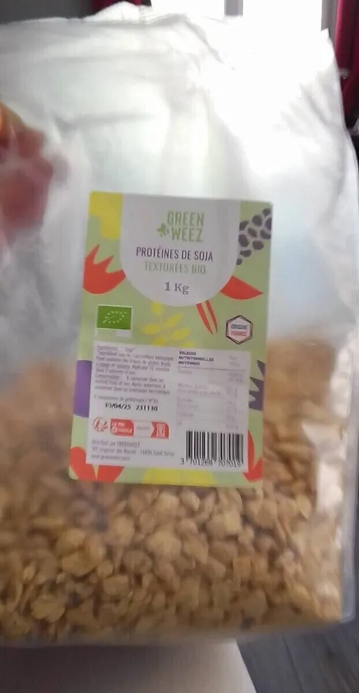 Protéines de soja texturées bio
