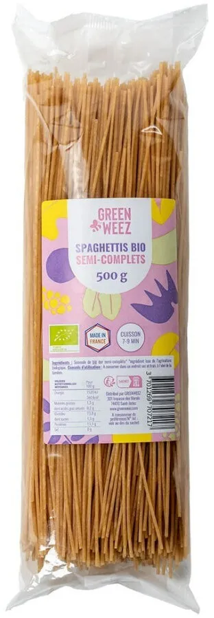 Spaghettis semi-complets bio