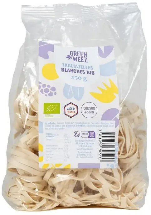 Tagliatelles blanches bio