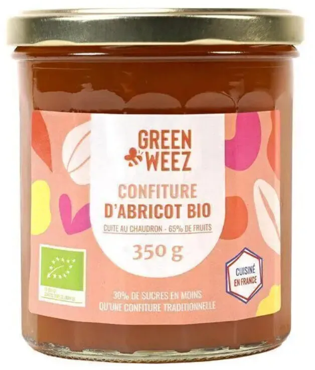 Confiture d'abricot bio