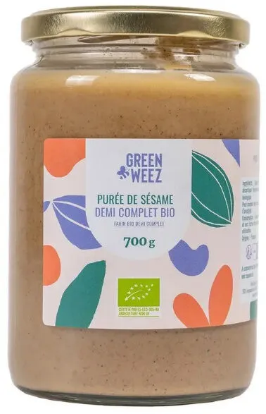 Purée de sésame demi complet bio