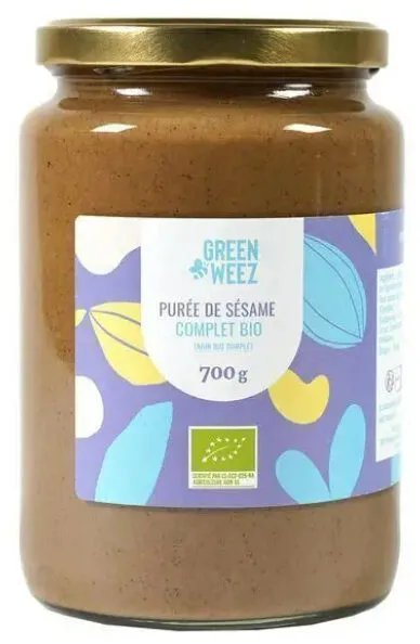Purée de sésame complet bio