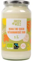 Huile de coco désodorisée bio
