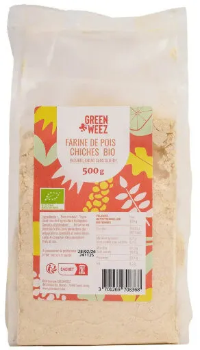 Farine de pois chiche bio