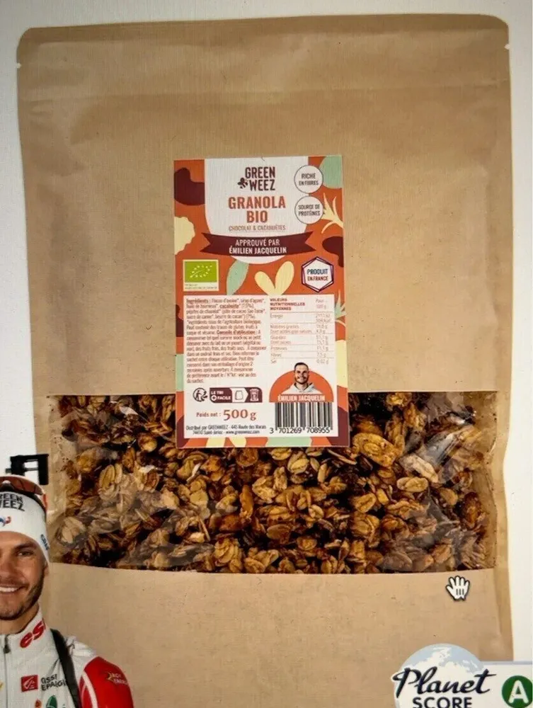 Granola bio Chocolat & Cacahuète