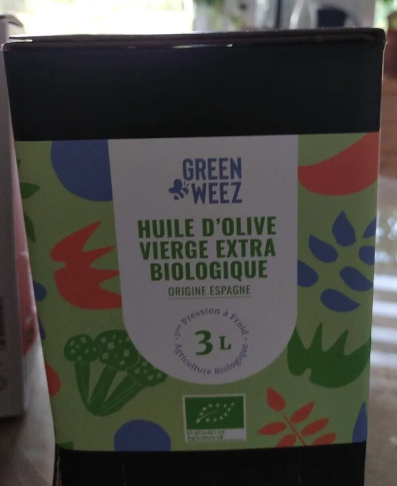 Huile d'olive bio extra vierge 3L Espagne