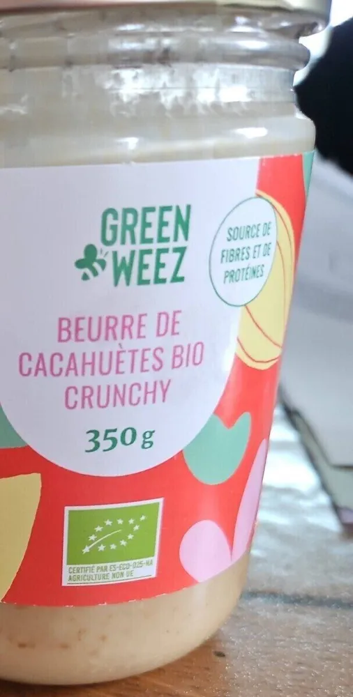 Beurre de cacahuètes bio crunchy