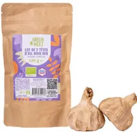 Lot de 2 Têtes d'ail noir bio