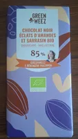 Chocolat noir éclats d'amandes et sarrasin bio