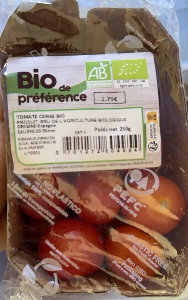 TOMATE CERISE BIO