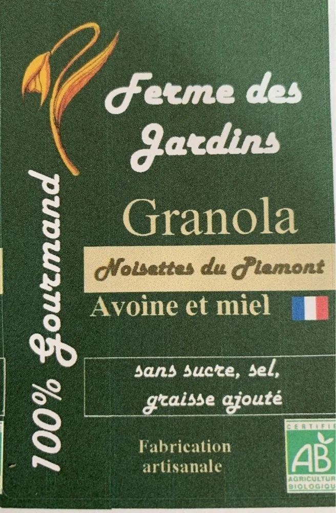 Granola Noisette du Piemont