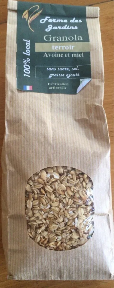 Granola avoine et miel