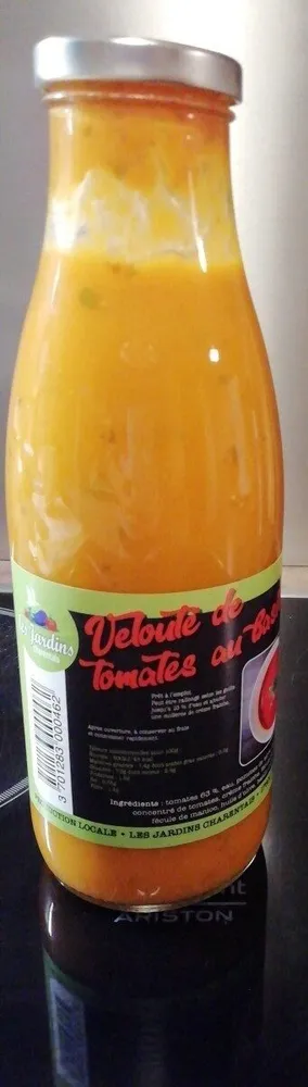 Velouté de tomates au basilic
