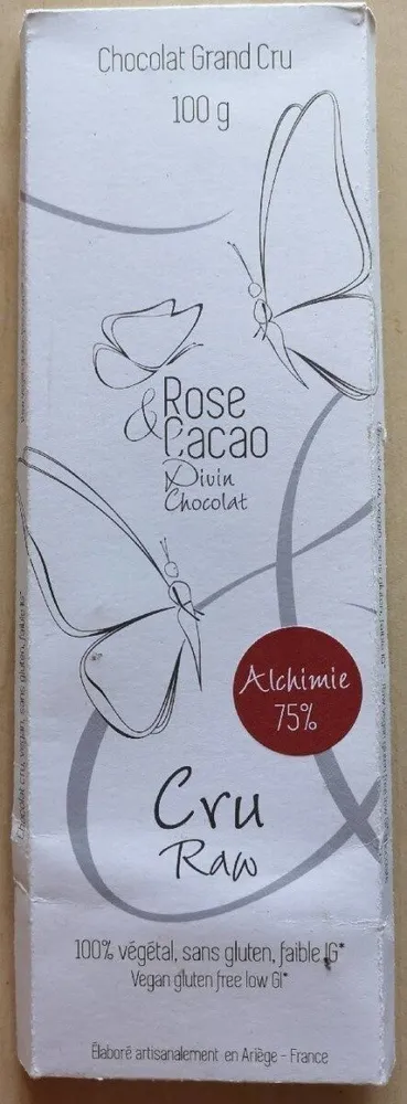 Chocolat cru Alchimie 75%