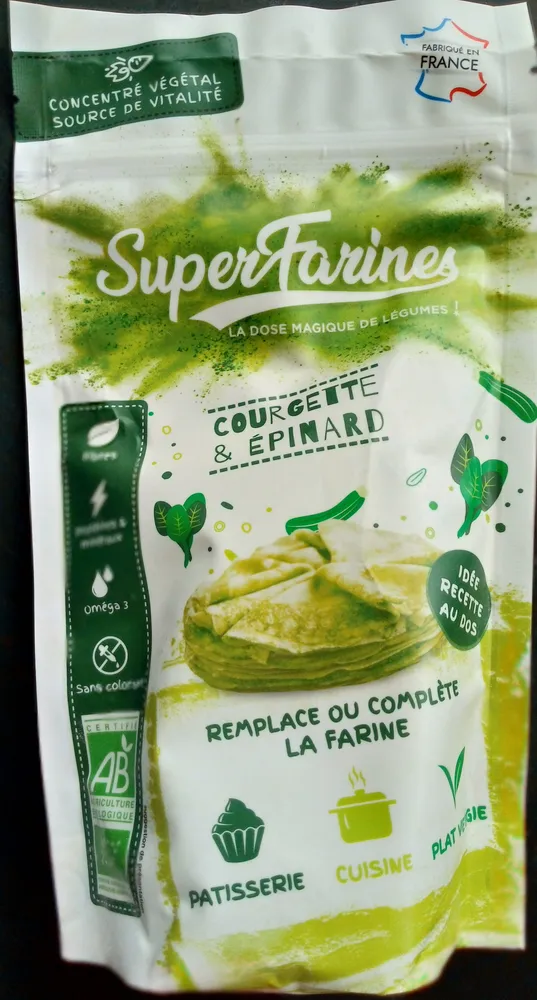 SuperFarines - courgette & épinard