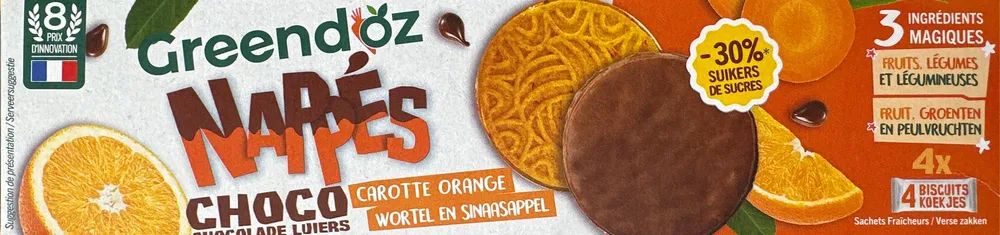 Nappé choco carotte orange