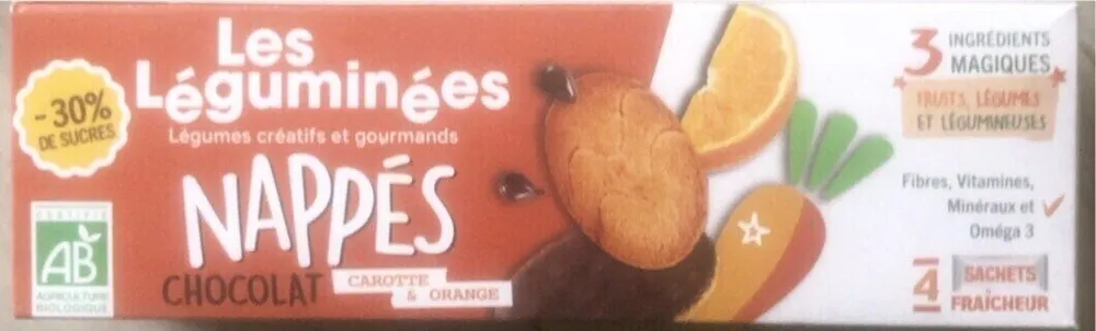Nappés chocolat carrotte & orange
