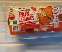 Pain aux Légumes Tomates Thym Pois chiche