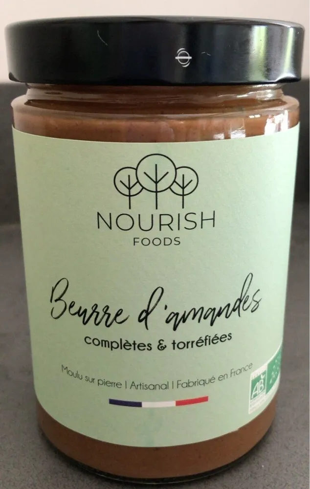 Beurre d’amandes complètes torréfiées