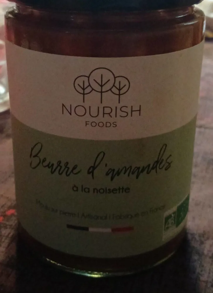 Beurre d'amande à la noisette