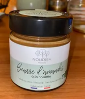 Beurre d'amandes à la noisette