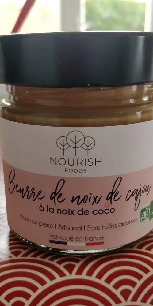 Beurre de noix de cajou à la noix de coco