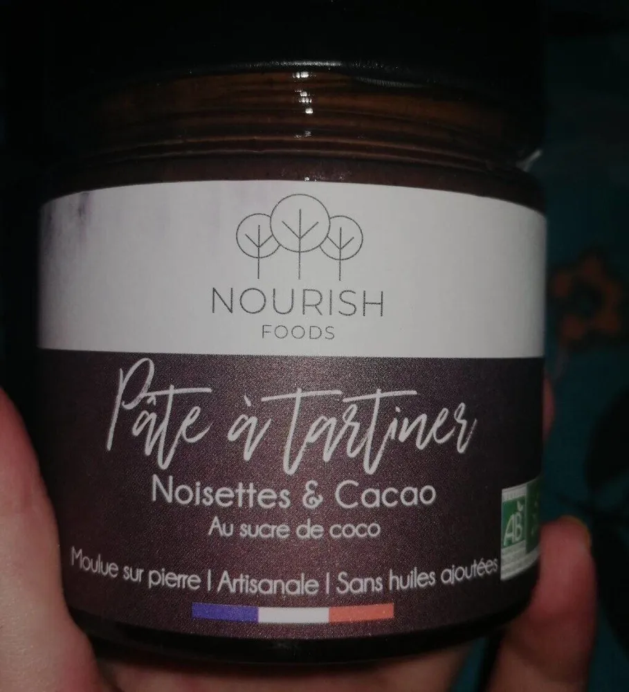 Pâte à tartiner noisettes & cacao