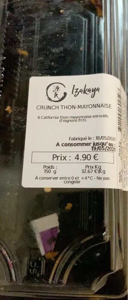 Crunch thon mayonnaise