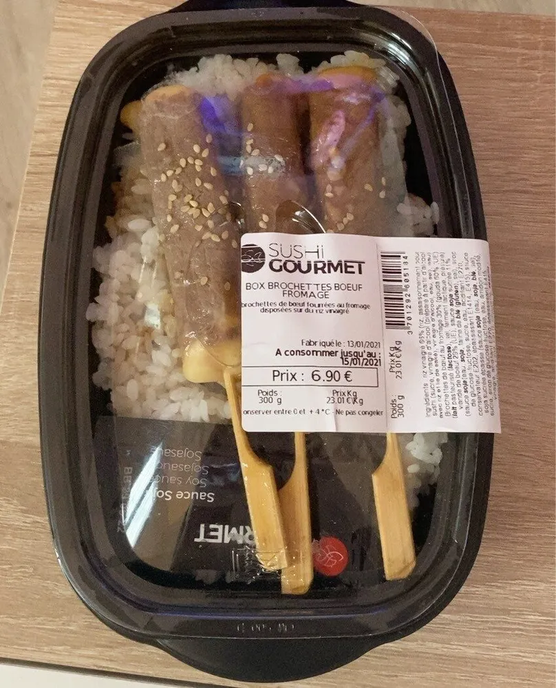 Box Brochettes Boeuf fromage