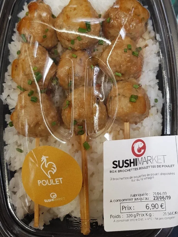 Box brochettes boulettes de poulet