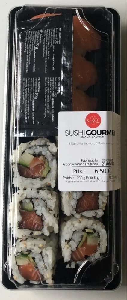 California saumon et Suhis saumon