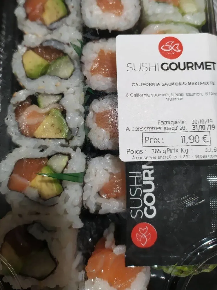 Suivi California saumon et Maki mixte