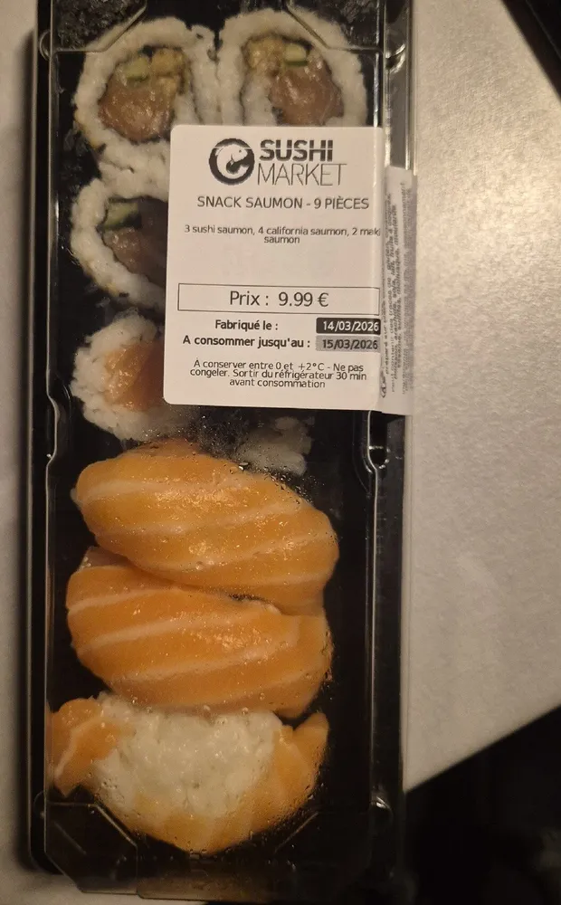 Snack saumon