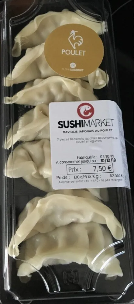 Sushimarket ravioli