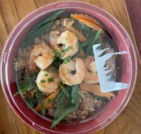 Riz sauté aux crevettes