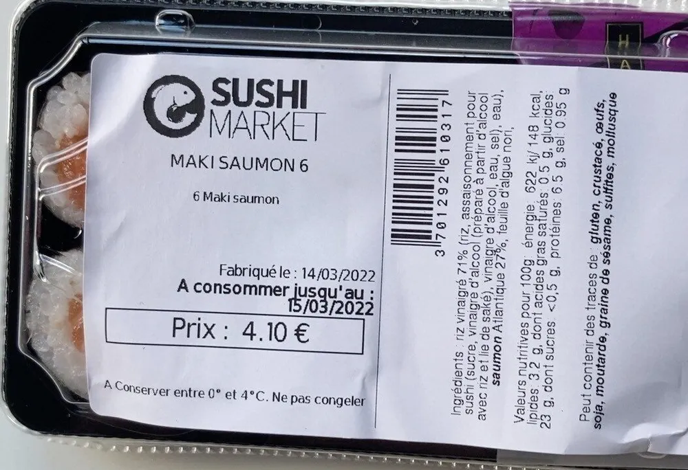 Maki saumon 6