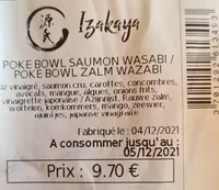 Poke Bowl Saumon Wasabi