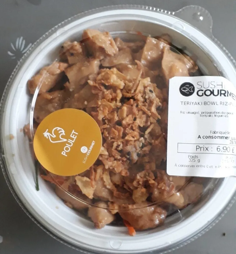 Teriyaki kiwi riz-poulet