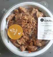 Teriyaki kiwi riz-poulet