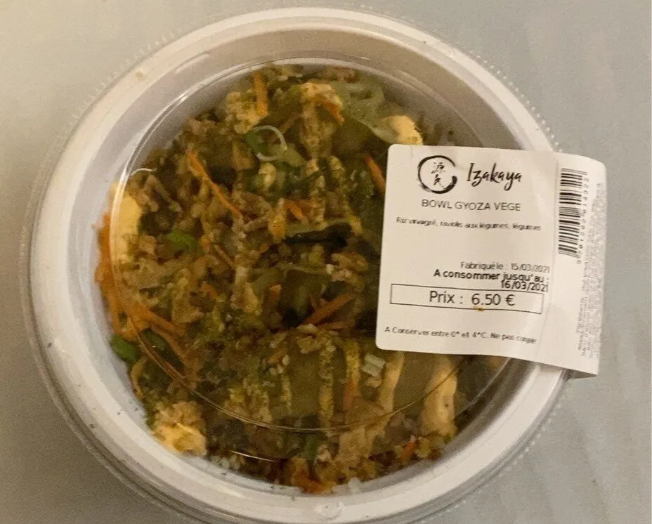 Bowl gyoza vege
