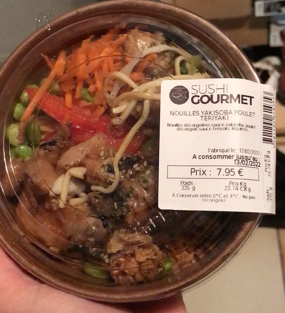 Nouilles yakisoba poulet