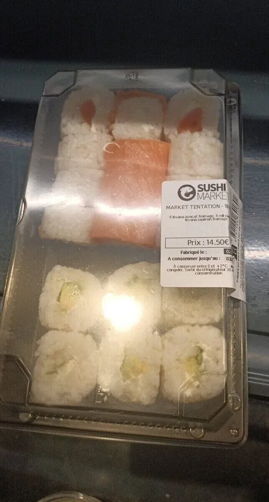 Tentation plateau sushi